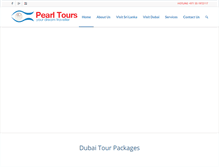 Tablet Screenshot of pearltours.net